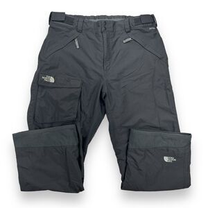 Men's THE NORTH FACE HyVent Waterproof Freedom Gray Insulated Ski Snow Pants XL